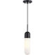 Thalia LED 4.75 inch Matte Black Mini Pendant Ceiling Light