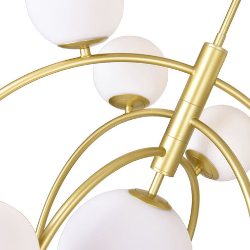 Celeste LED 28 inch Medallion Gold Down Chandelier Ceiling Light