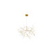 Canada LED 39 inch Gold LED Chandelier Ceiling Light