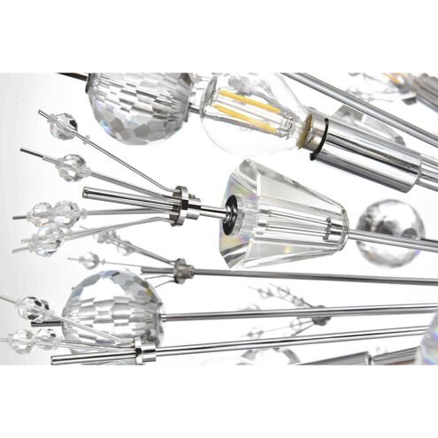 Vera 32 Light 44 inch Chrome Pendant Ceiling Light