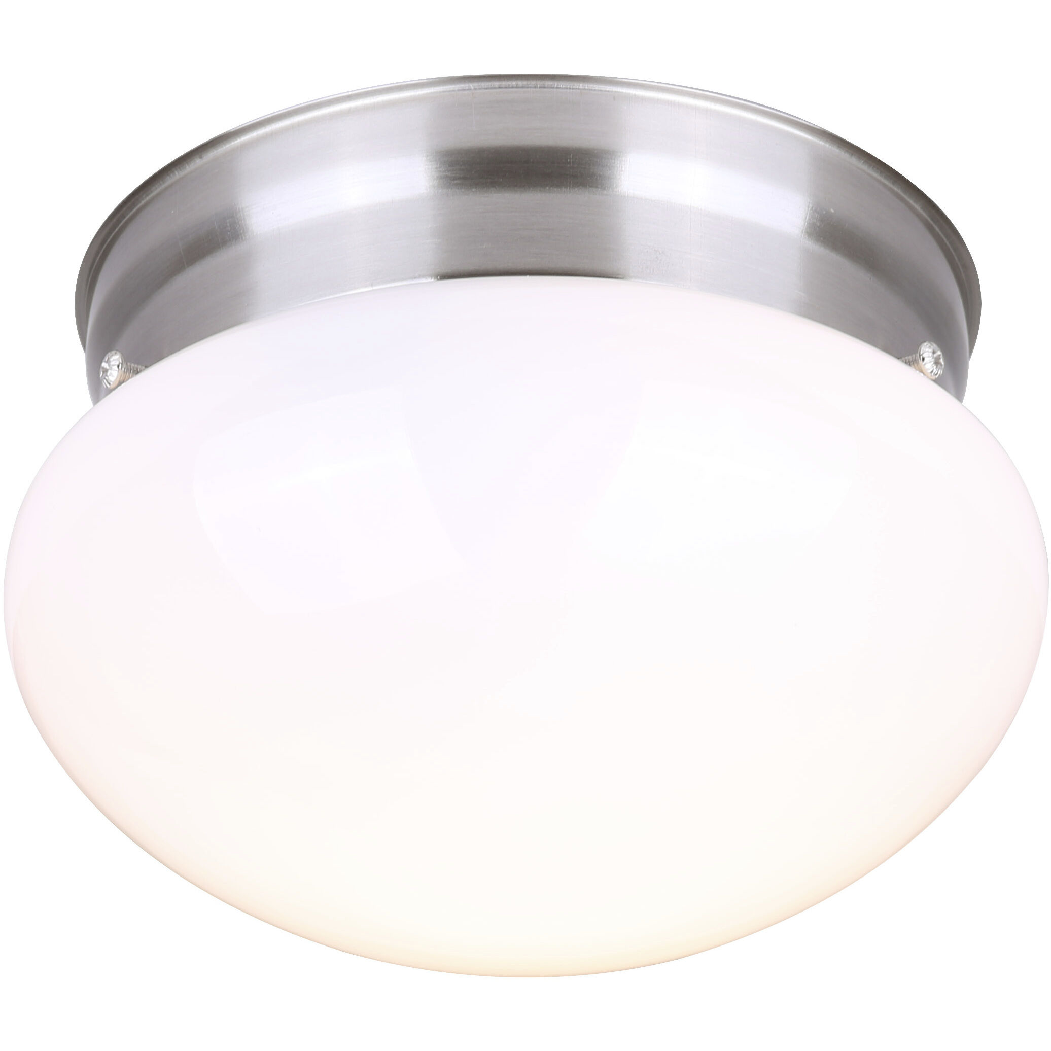 Madison 1 Light 7.25 inch Brushed Nickel Flush Mount Ceiling Light