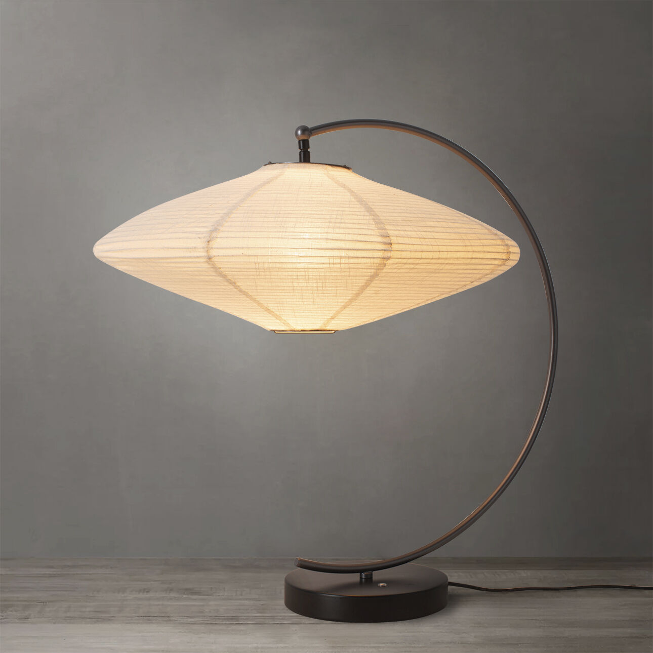 Roswell 23 inch 23.00 watt Matte Black Table Lamp Portable Light