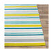 Maritime 36 X 24 inch Aqua/Ivory/Lime/Teal/Beige Indoor Area Rug, Rectangle