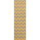 Frontier 96 X 30 inch Mustard, Taupe Rug