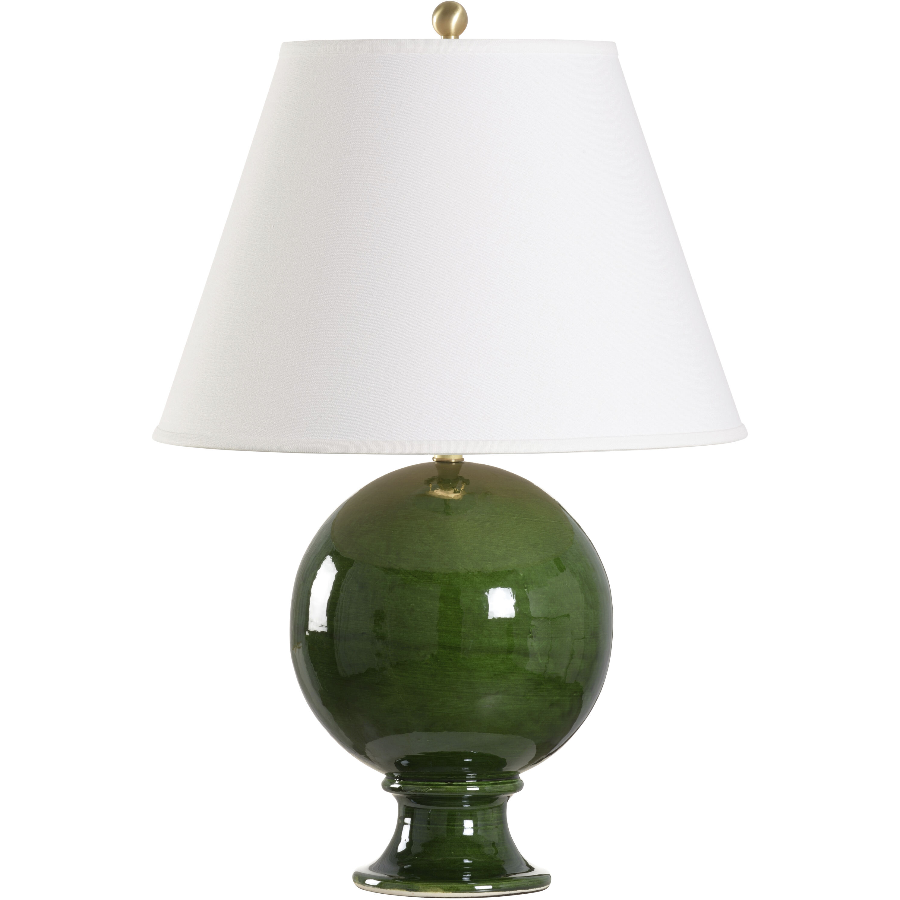 Sphere 19 inch 100.00 watt Green Table Lamp Portable Light