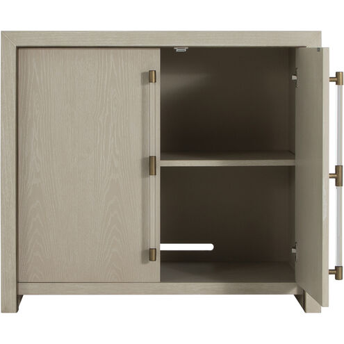 Winford Cerused White / Stained Gold Cabinet