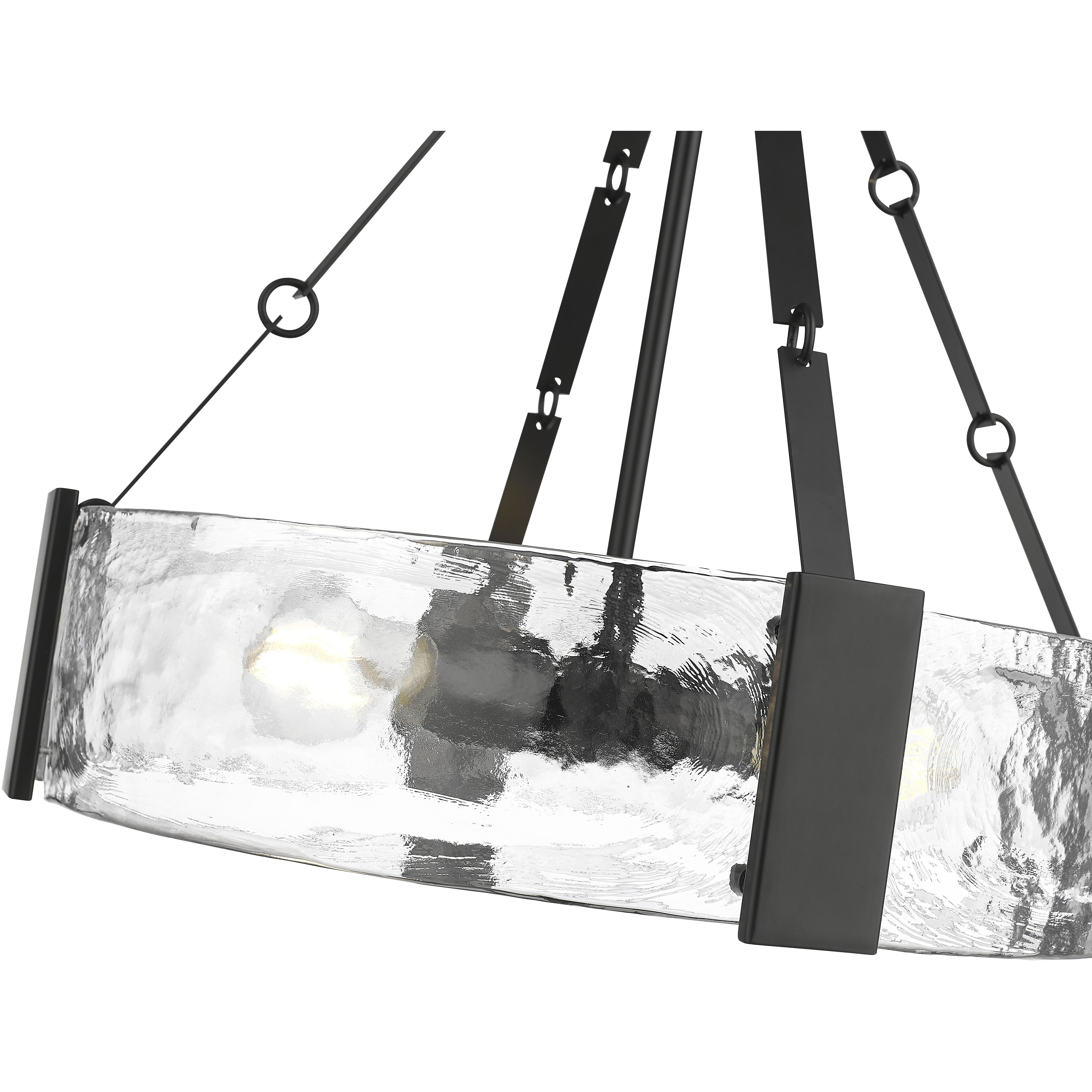 Rezi 3 Light 20.25 inch Matte Black Pendant Ceiling Light
