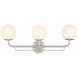 Whitehall 3 Light 28 inch Brushed Nickel Vanity Light Wall Light