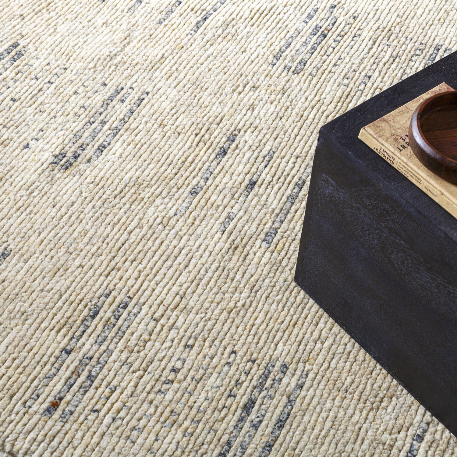 Davey 144 X 108 inch Desert Tan / Khaki Handmade Rug in 9 x 12