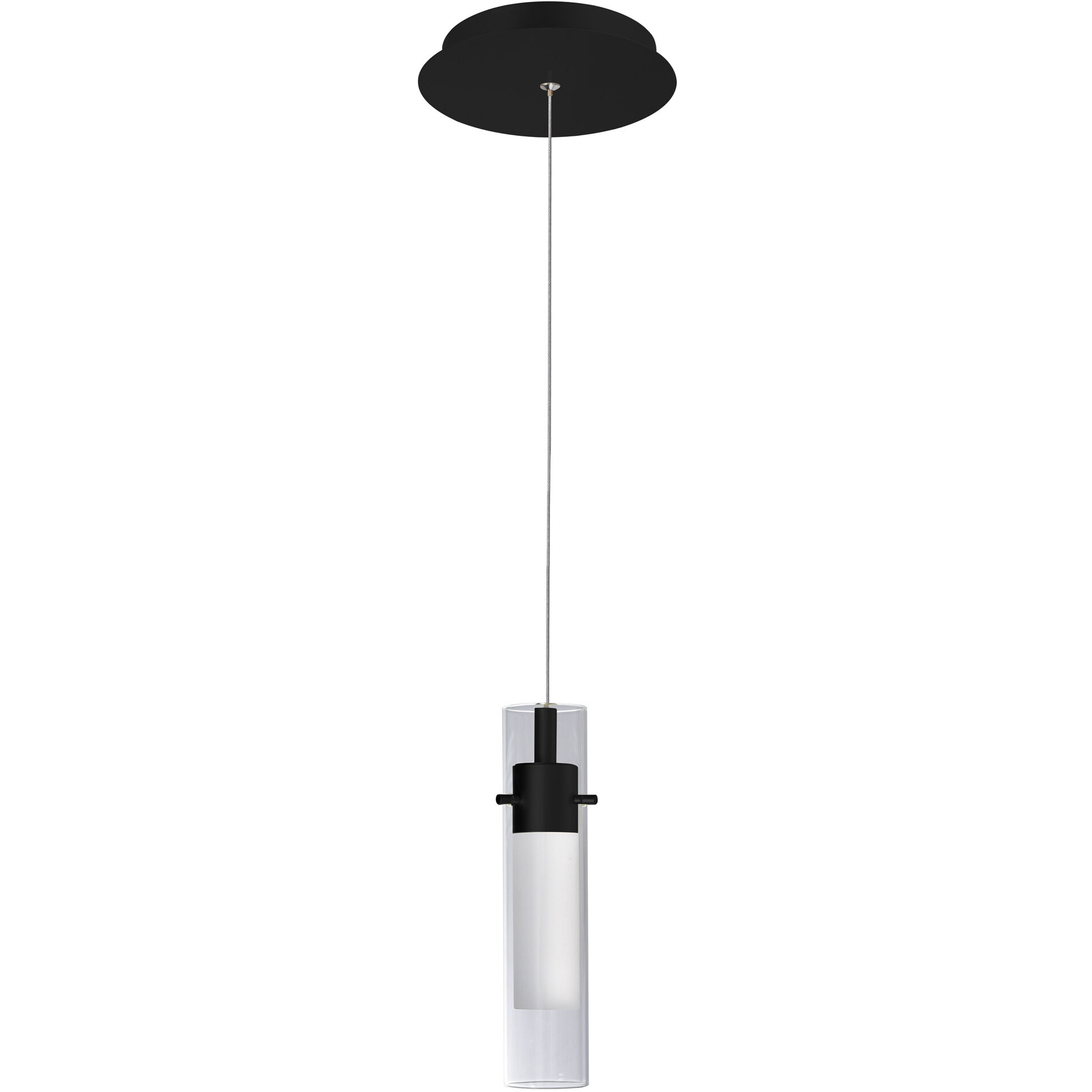 Olinda LED 2 inch Black Mini Pendant Ceiling Light