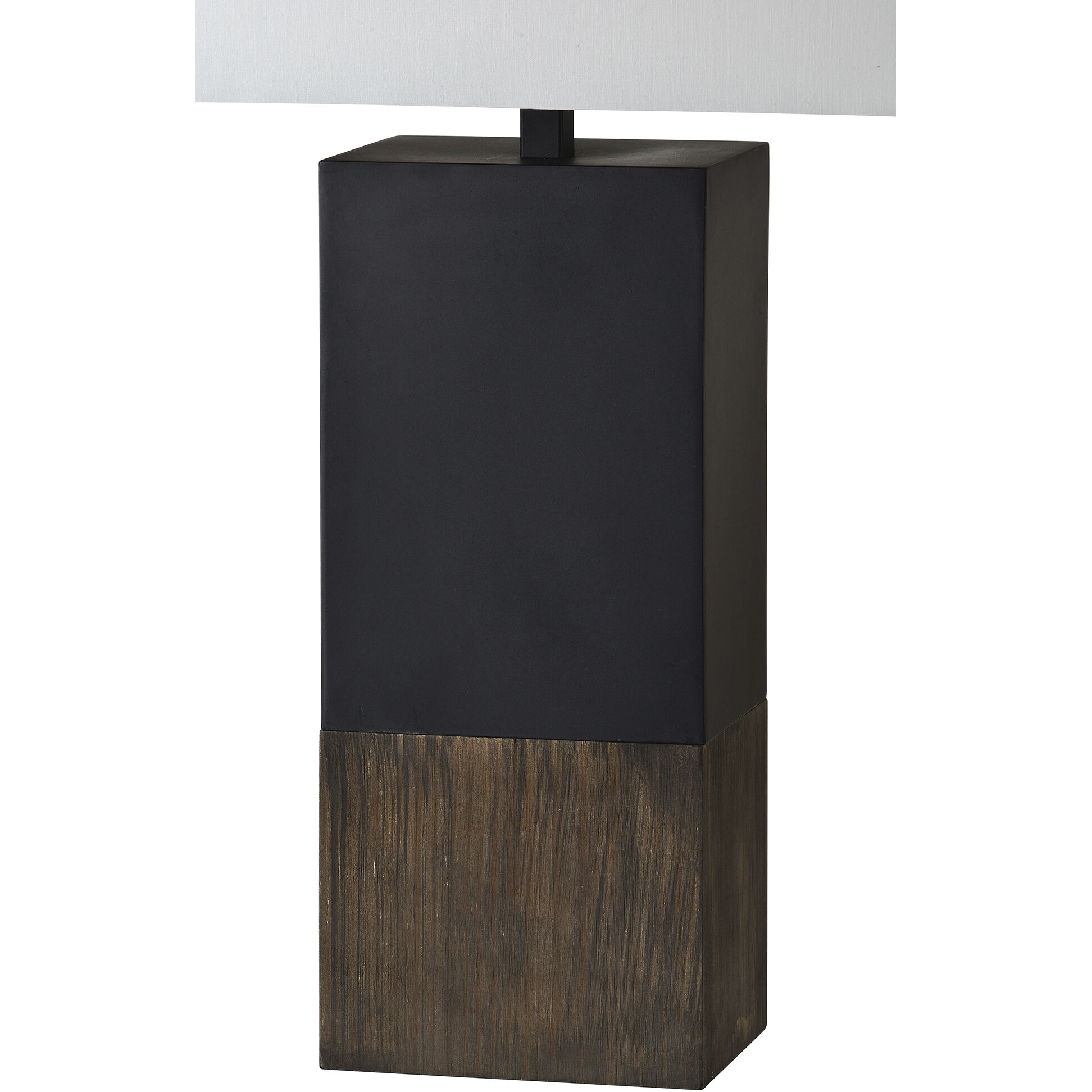 Broma 30 inch 100 watt Brown and Matte Black Table Lamp Portable Light