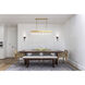 Weston 1 Light 5.5 inch Black and Antique Gold Sconce Wall Light