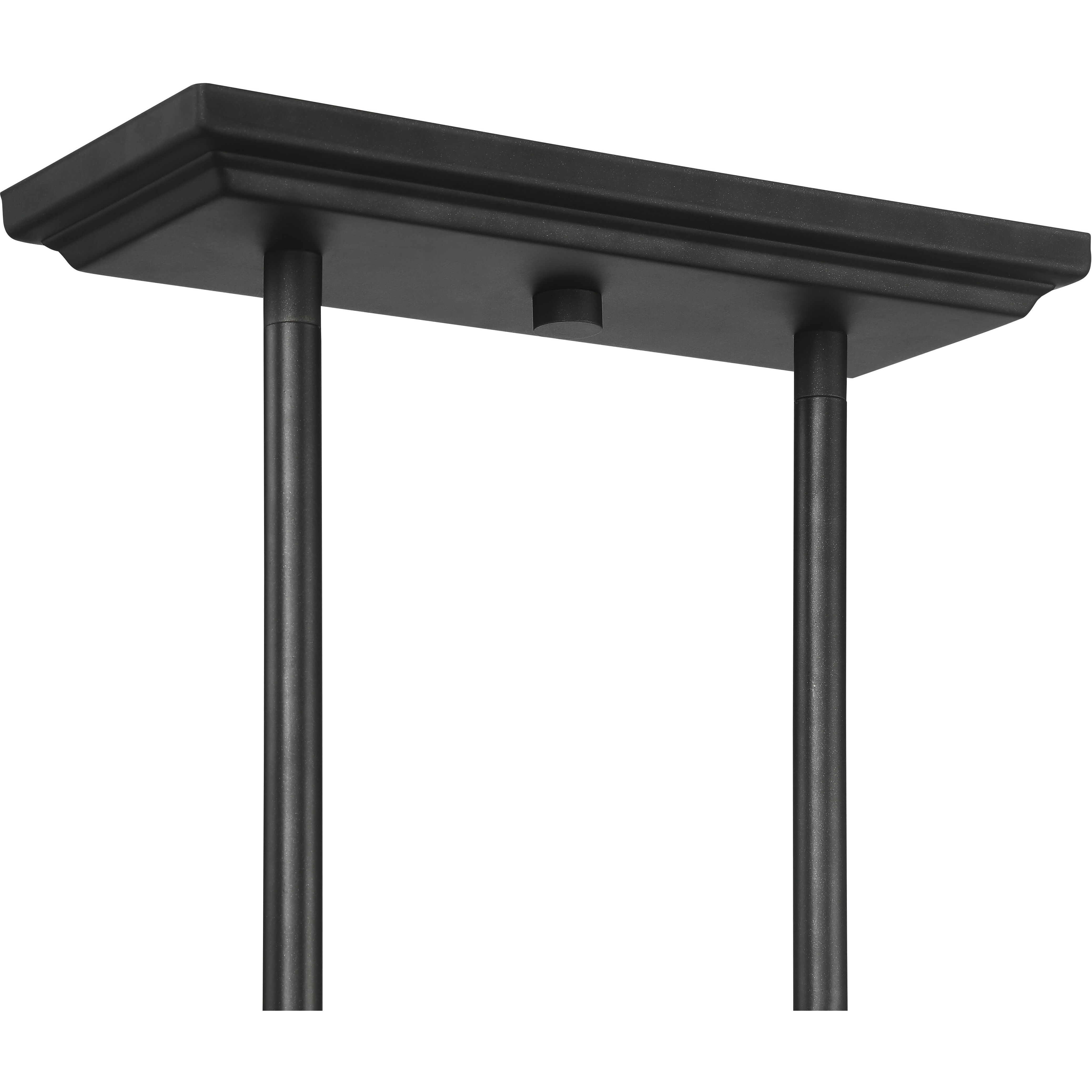 Hansel 5 Light 36 inch Cottage White/Espresso Island Light Ceiling Light