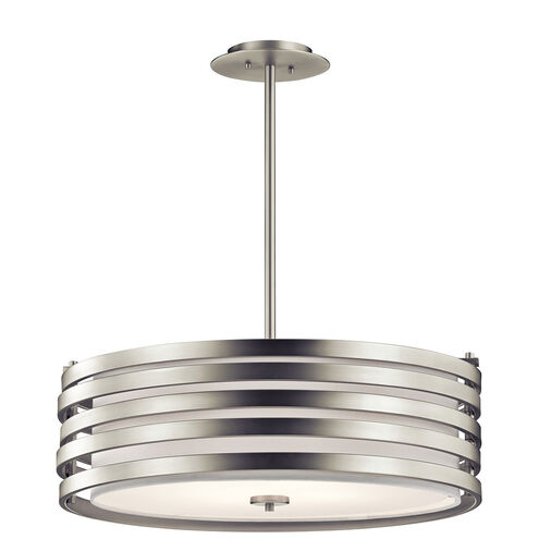 Roswell 4 Light 24 inch Brushed Nickel Pendant Ceiling Light