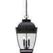 Bain 3 Light 12 inch Mystic Black Outdoor Hanging Lantern
