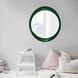 Ellipse 39 X 35 inch Hunter Green Mirror