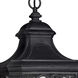 Trafalgar 3 Light 12 inch Museum Black Outdoor Hanging Lantern