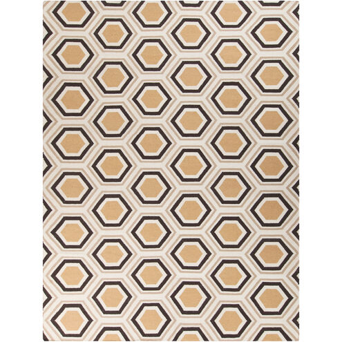Fallon 132 X 96 inch Camel, Dark Brown, Beige Rug