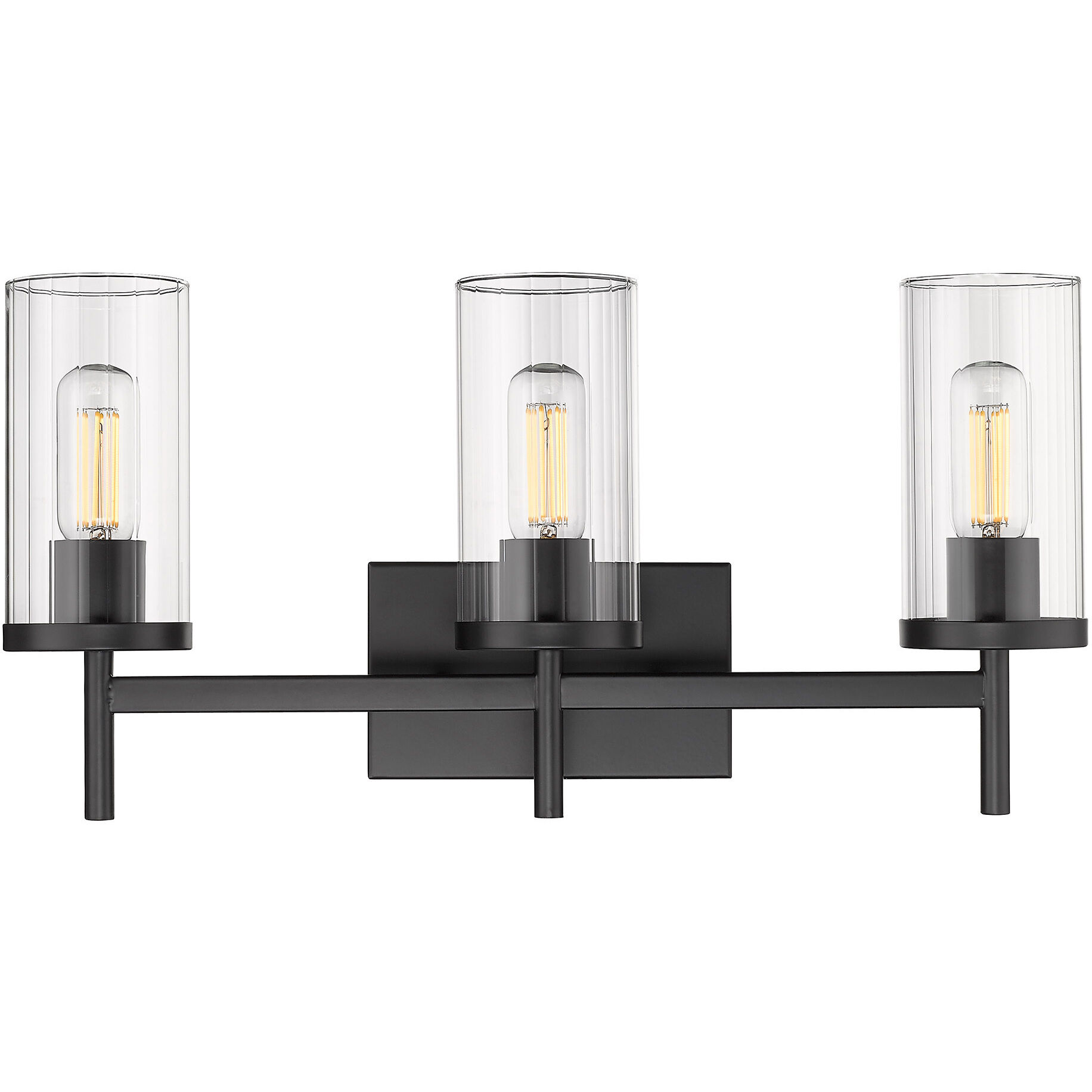 Winslett Vanity Wall Light in Matte Black