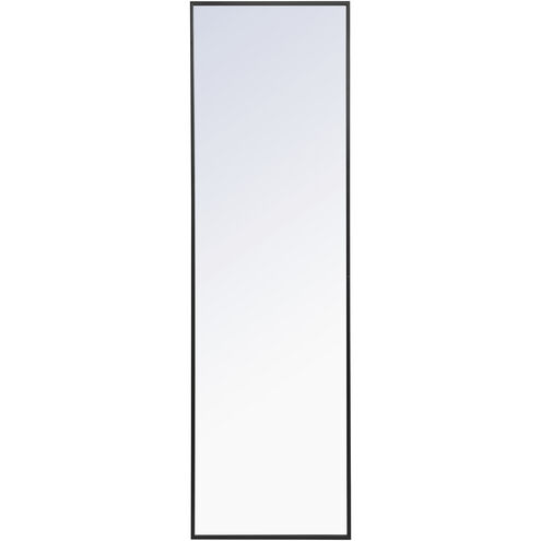 Monet 60 X 18 inch Black Wall Mirror