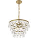 Kora 5 Light 17 inch Brass Pendant Ceiling Light