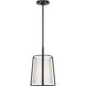 Drew & Jonathan Cortes 1 Light 10 inch Midnight Black Hanging Shade Ceiling Light, Medium