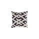 Nairobi 18 X 18 inch Light Gray and Black Throw Pillow