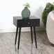 Arthur 23.5 X 17.75 inch Black End/Side Table