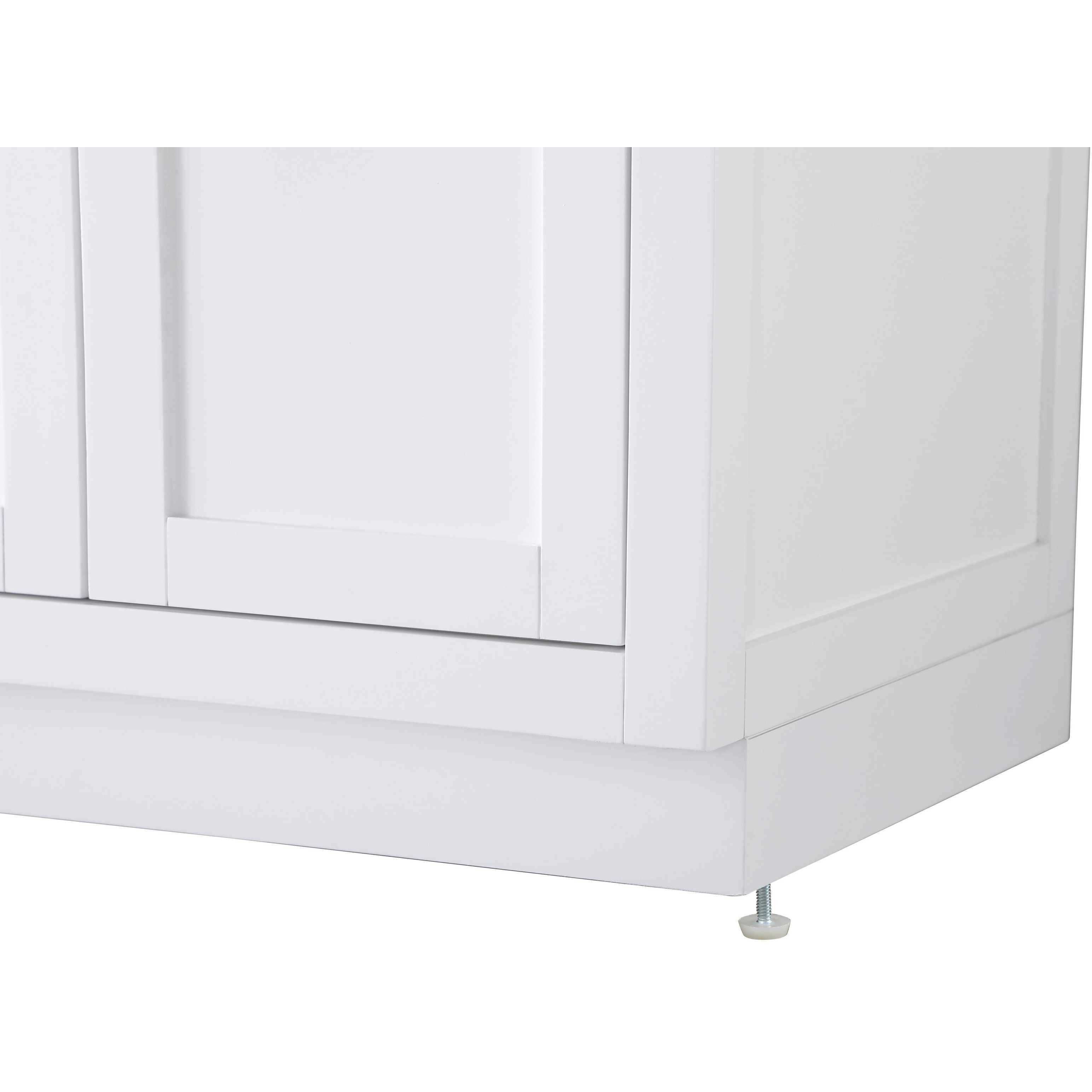 Alden 72 X 35 inch White Bathroom Vanity Cabinet