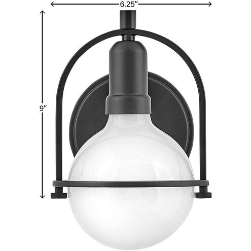 Somerset LED 8 inch Black Vanity Light Wall Light