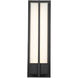 Neutron LED 6 inch Matte Black ADA Wall Sconce Wall Light