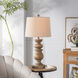 Darcy 30.25 inch 150 watt Faux Wood Table Lamp Portable Light