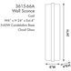Cloud Break 3 Light 6 inch Coal ADA Wall Sconce Wall Light