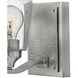 Jackson 1 Light 7 inch Brushed Nickel with Polished Antique Nickel Vanity Light Wall Light