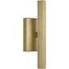 Ian LED 4.5 inch Aged Brass ADA Sconce Wall Light