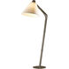 Reach 55.2 inch 100 watt Dark Smoke Floor Lamp Portable Light in Flax