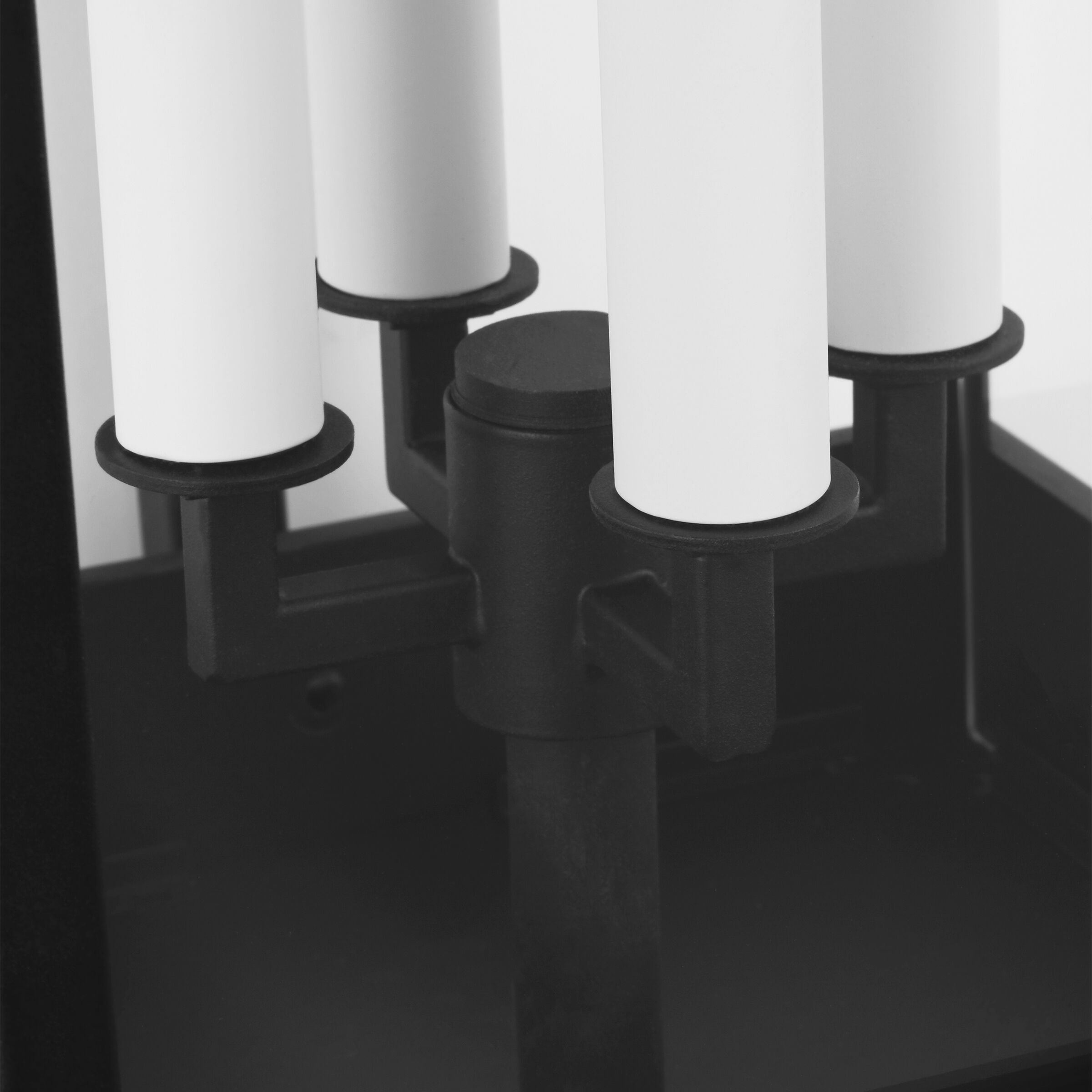 C&M by Chapman & Myers Cupertino 4 Light 25.63 inch Textured Black Outdoor Wall Lantern