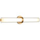 Satchie LED 24 inch Aged Gold Brass Wall Sconce Wall Light