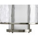 Bay Court 1 Light 11.75 inch Brushed Nickel Foyer Pendant Ceiling Light