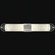 Bond 2 Light 35.3 inch Silver Bath Vanity Light Wall Light in Bahama Sand Studio Glass
