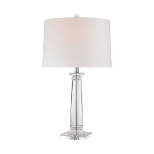 Reston 27 inch 150.00 watt Clear Table Lamp Portable Light