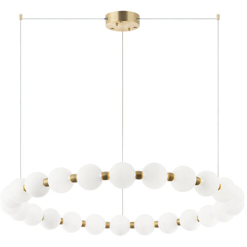 Oni LED 31.5 inch Oxidized Gold Chandelier Ceiling Light