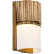 Nebri 2 Light 7 inch Legacy Brass Wall Sconce Wall Light