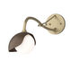 Brooklyn 1 Light 6 inch Soft Gold and Ink Long-Arm Sconce Wall Light