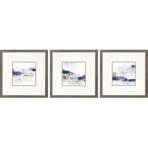 Abstract Collection Blue Framed Art