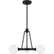 Sean Lavin Clybourn 3 Light 21 inch Midnight Black Chandelier Ceiling Light