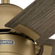 Erling 52 inch Luxe Gold with Warm Grey Oak Blades Ceiling Fan