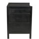 Hampton 31 X 24 inch Hand Rubbed Black Night Stand