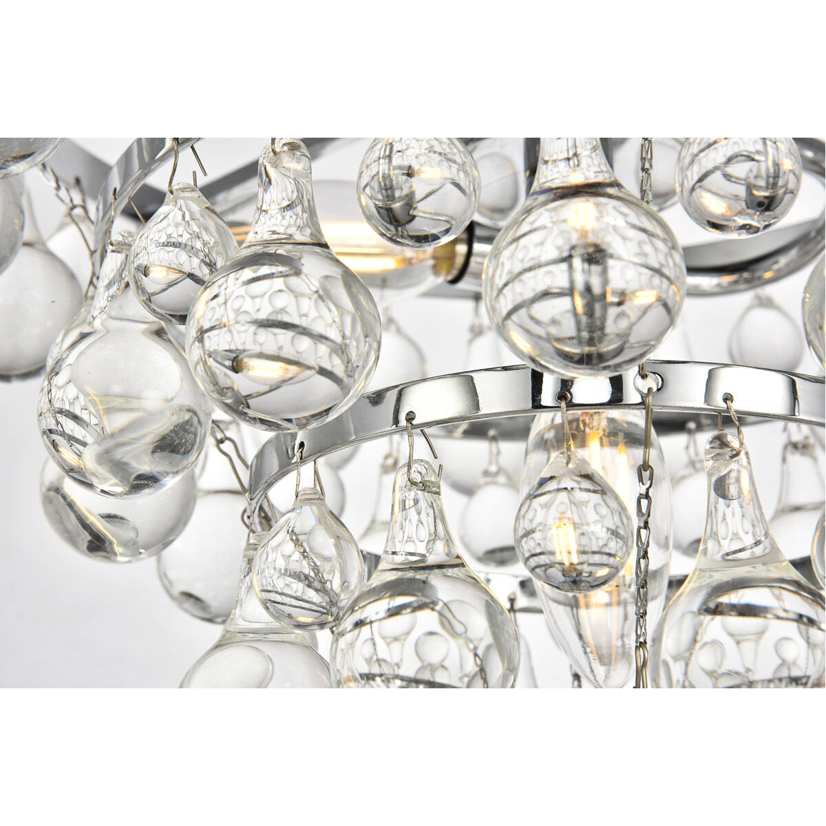 Kora 3 Light 13 inch Chrome Pendant Ceiling Light