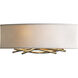 Brindille 2 Light 16 inch Vintage Platinum ADA Sconce Wall Light in Flax